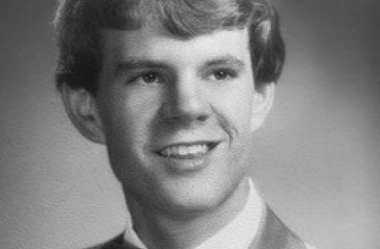 David Hicks’ senior portrait, while at Hickman High School in 1982.